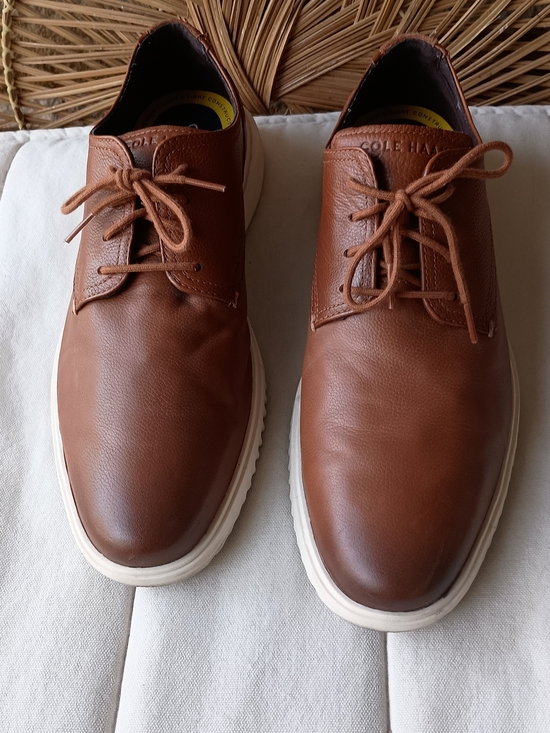 Cole Haan Grand  Men’s Brown Leather Derby Sneakers_11